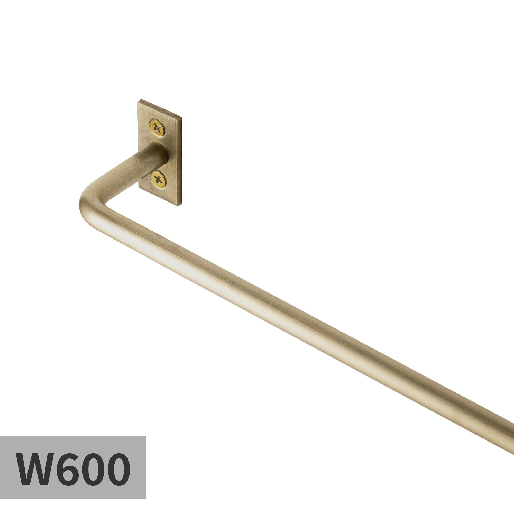 ハンガーバー φ9 真鍮 W600