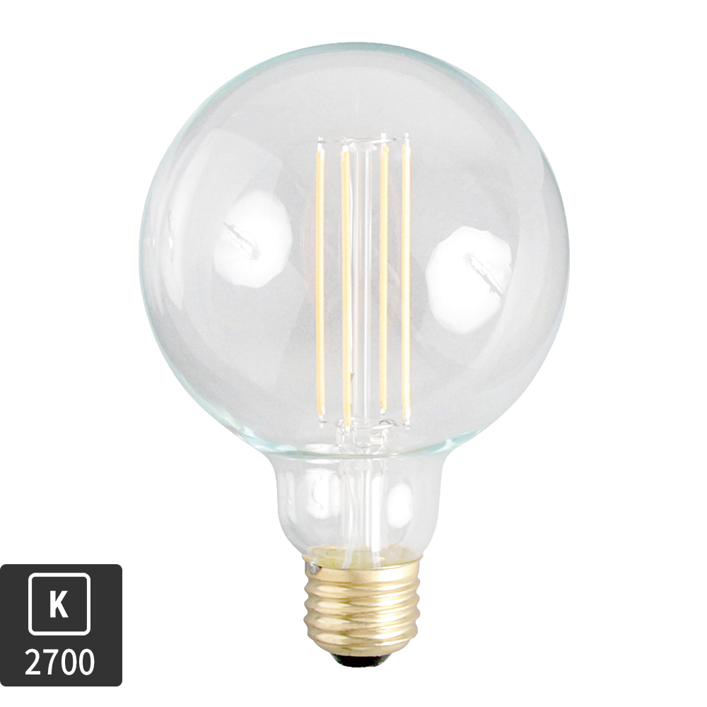 ビンテージLED電球 LEDボール95(E26)25W相当 2700K